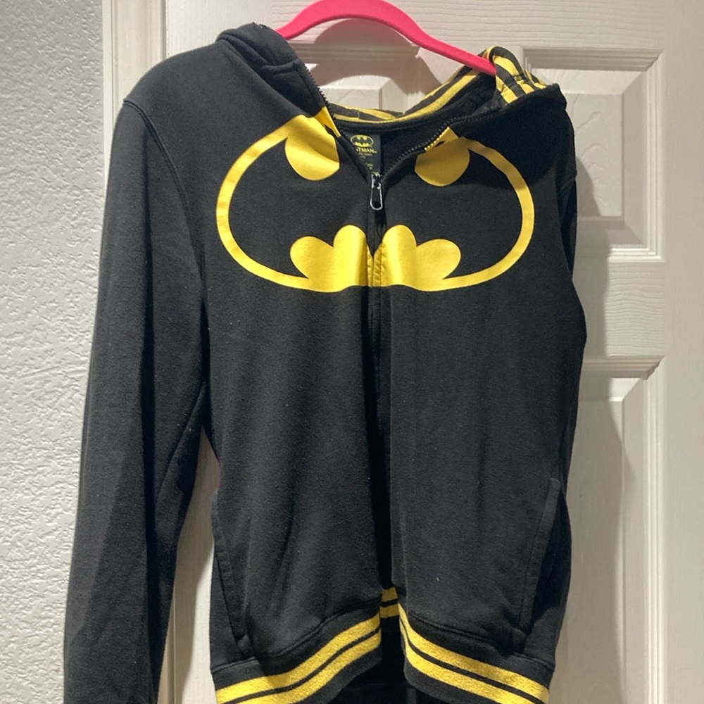 Black and Yellow Batman Hoodie